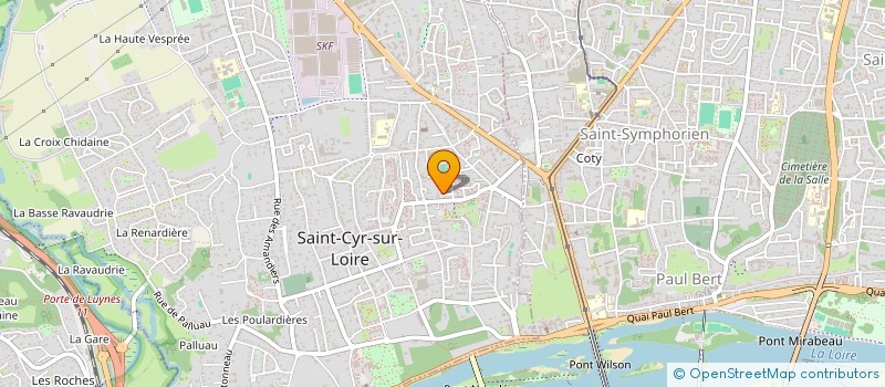 localisation de l'entreprise MADAME LUCETTE JOANNIDIS  SAINT-CYR-SUR-LOIRE