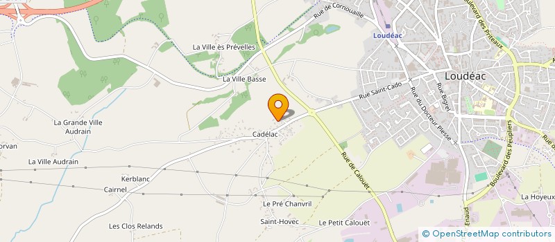 localisation de l'entreprise MADAME LUCETTE JOUAN à LOUDEAC