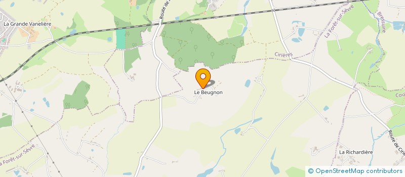localisation de l'entreprise MADAME LUCETTE JOUVE à LA FORET-SUR-SEVRE