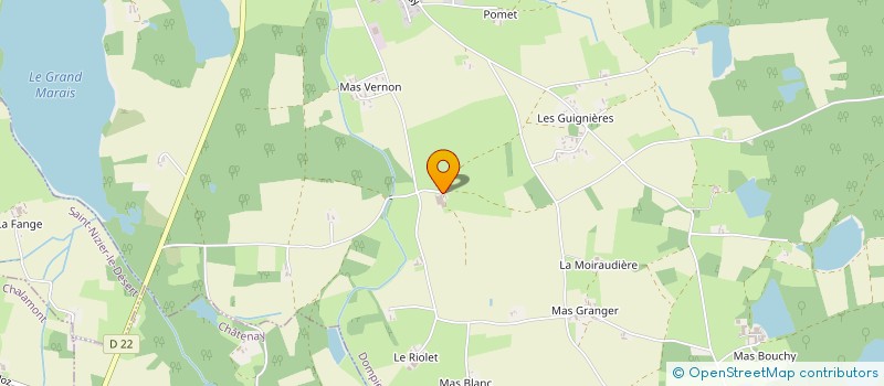 localisation de l'entreprise MADAME LUCETTE JULLIEN  DOMPIERRE-SUR-VEYLE