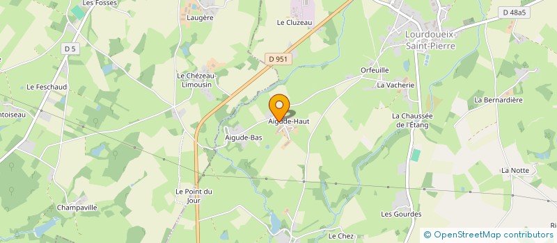 localisation de l'entreprise MADAME LUCETTE JUPILLE à LOURDOUEIX-SAINT-PIERRE