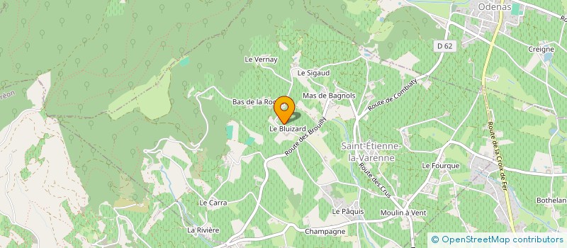 localisation de l'entreprise MADAME LUCETTE LARGE à SAINT-ETIENNE-LA-VARENNE