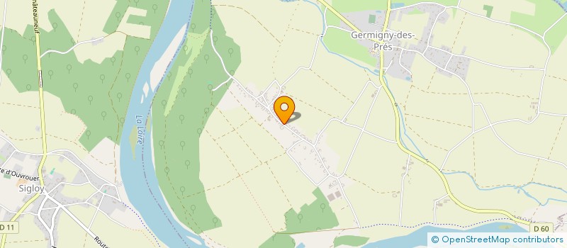 localisation de l'entreprise MADAME LUCETTE LARRIVE  GERMIGNY-DES-PRES