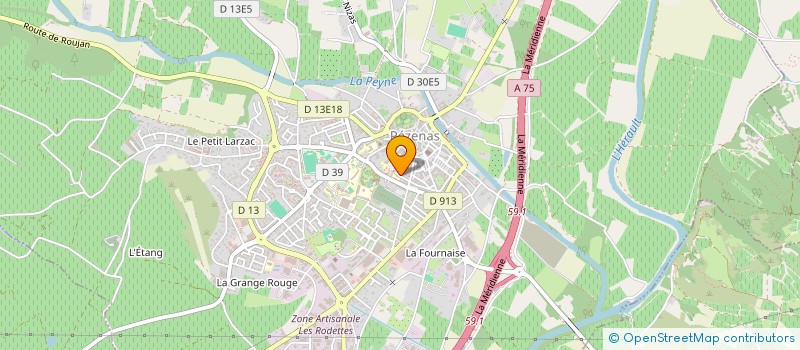 localisation de l'entreprise MADAME LUCETTE LAUQUET  PEZENAS