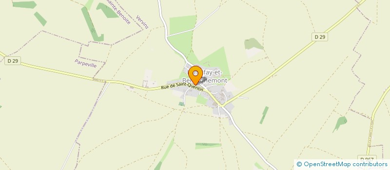 localisation de l'entreprise MADAME LUCETTE LECLERCQ à LANDIFAY-ET-BERTAIGNEMONT