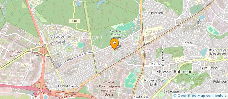 localisation de l'entreprise MADAME LUCETTE LESUEUR à CLAMART