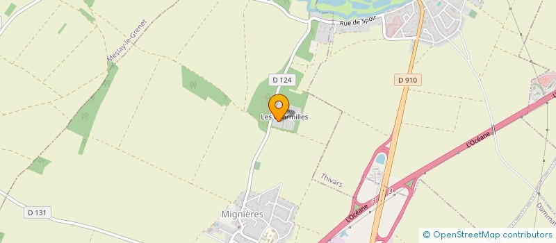 localisation de l'entreprise MADAME LUCETTE LEVIER à MIGNIERES