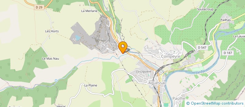 localisation de l'entreprise MADAME LUCETTE LOUBAT à AGUESSAC