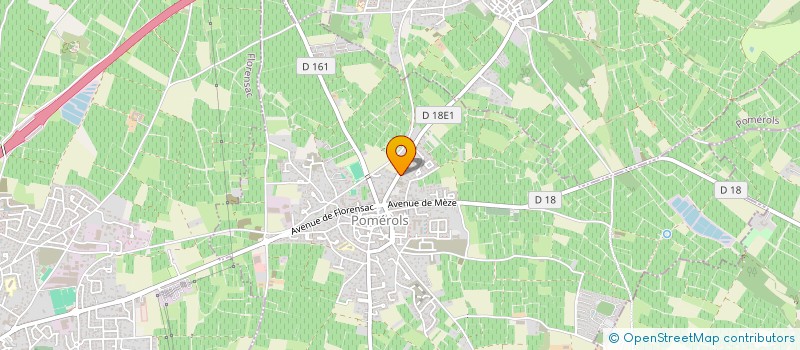 localisation de l'entreprise MADAME LUCETTE MAYNE  POMEROLS