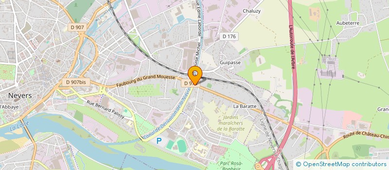 localisation de l'entreprise MADAME LUCETTE METGE à NEVERS