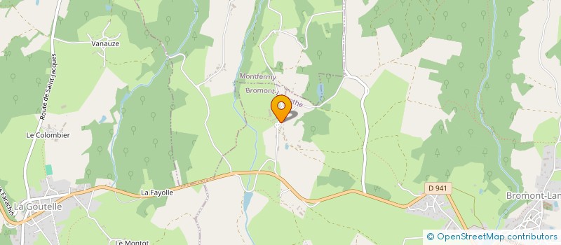 localisation de l'entreprise MADAME LUCETTE MIOCHE  BROMONT-LAMOTHE