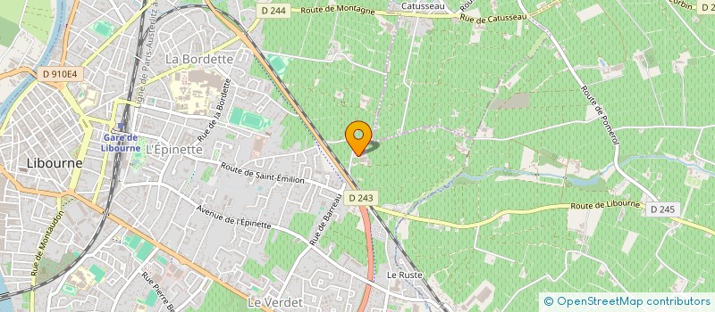localisation de l'entreprise MADAME LUCETTE MOUEIX  LIBOURNE