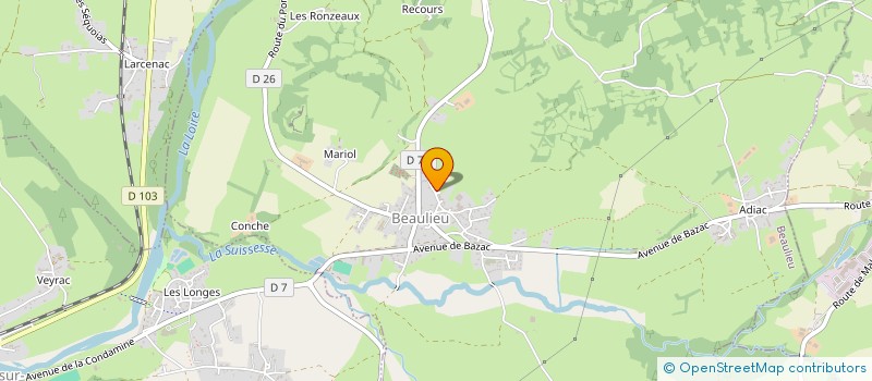 localisation de l'entreprise MADAME LUCETTE MOULIN  MALREVERS