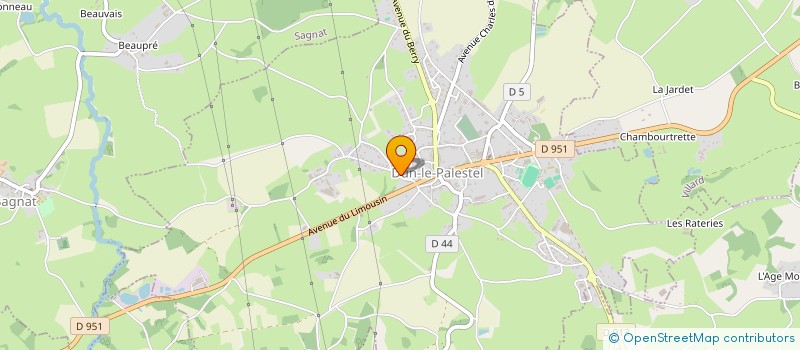 localisation de l'entreprise MADAME LUCETTE NEGRIER à DUN-LE-PALESTEL