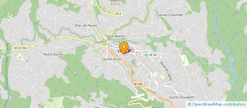 localisation de l'entreprise MADAME LUCETTE NICOLAI  VENCE