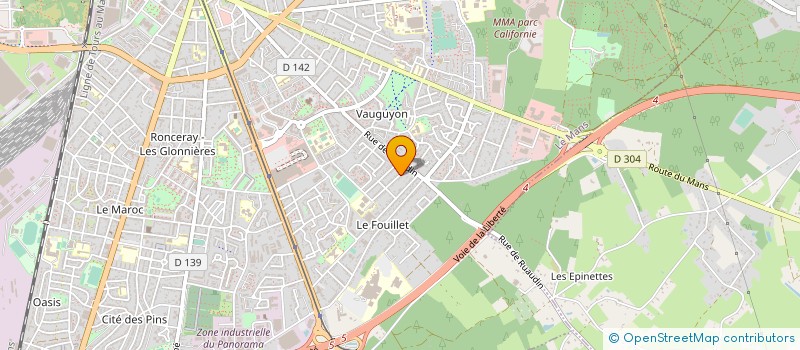 localisation de l'entreprise MADAME LUCETTE PEAN à LE MANS