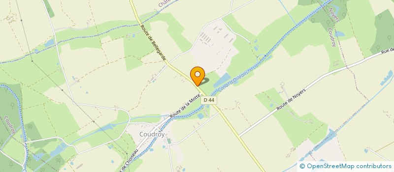 localisation de l'entreprise MADAME LUCETTE QUETIN  MONTEREAU
