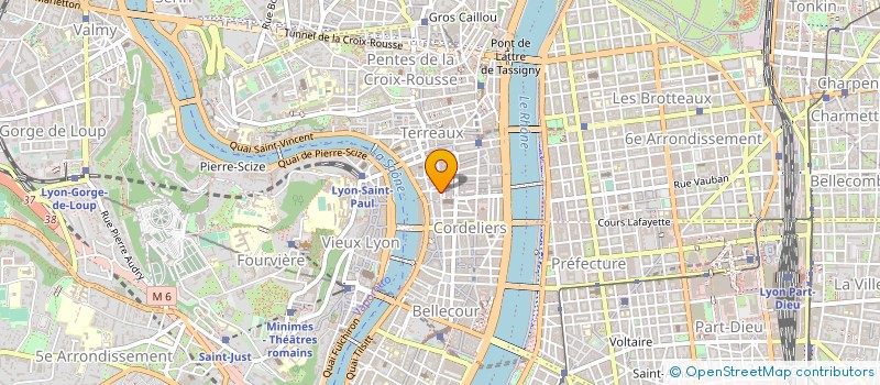 localisation de l'entreprise MADAME LUCETTE RAHMINE à LYON