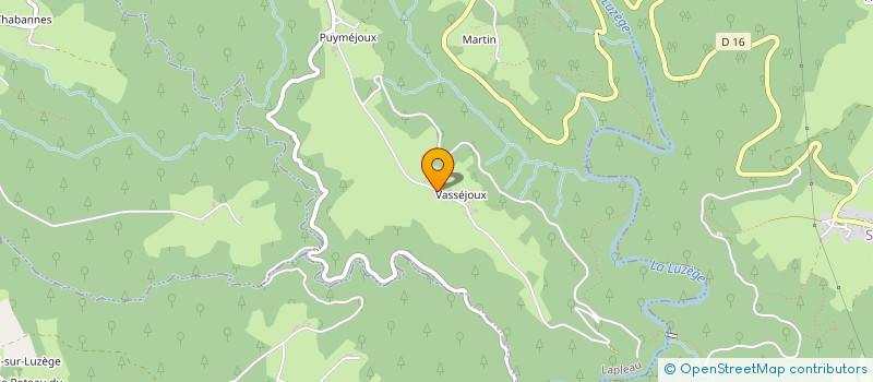 localisation de l'entreprise MADAME LUCETTE REBEYROTTE  LAPLEAU