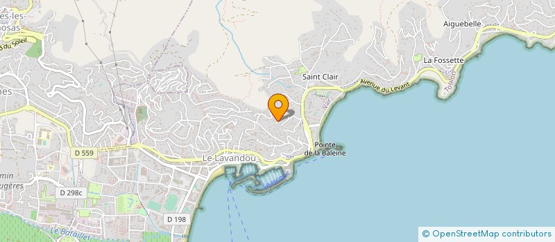 localisation de l'entreprise MADAME LUCETTE REVEST  LE LAVANDOU