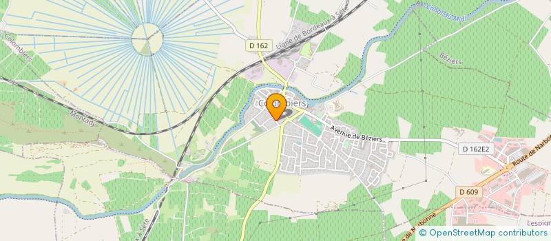 localisation de l'entreprise MADAME LUCETTE ROBERT à COLOMBIERS