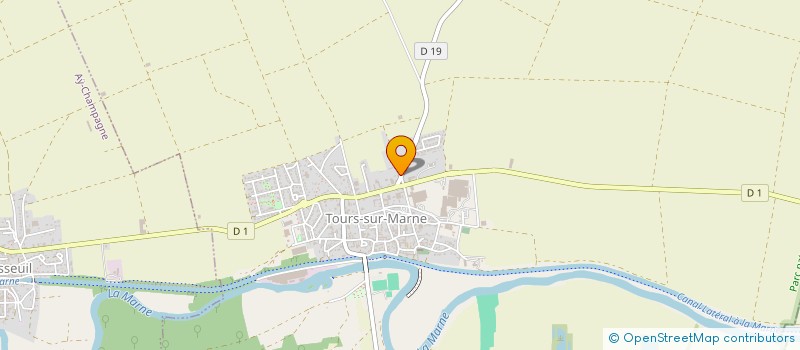 localisation de l'entreprise MADAME LUCETTE ROBERT  TOURS-SUR-MARNE