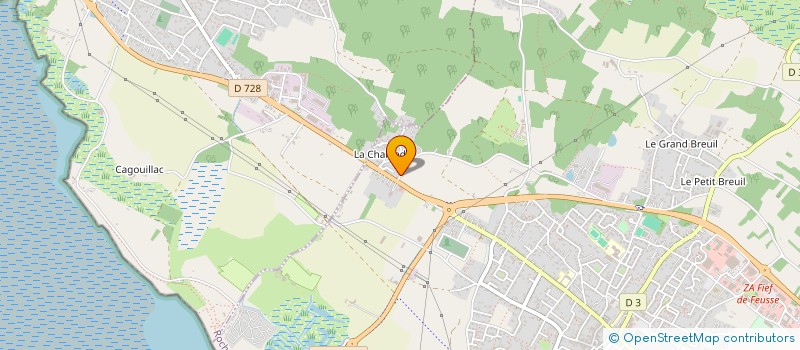 localisation de l'entreprise MADAME LUCETTE ROLANDE AUBRIERE  MARENNES-HIERS-BROUAGE