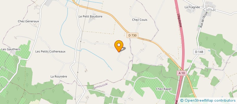 localisation de l'entreprise MADAME LUCETTE ROSSIGNOL  SAINT-CIERS-DU-TAILLON