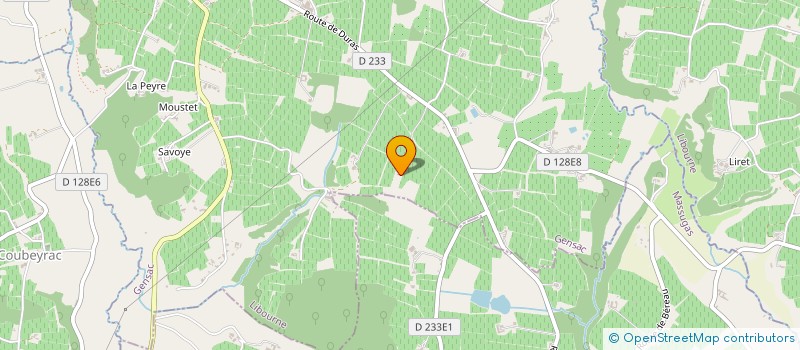 localisation de l'entreprise MADAME LUCETTE ROU  GENSAC