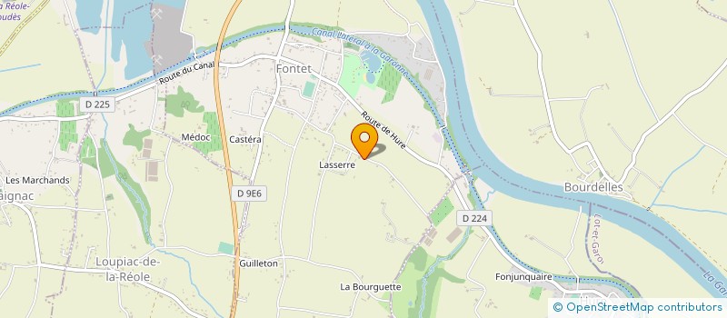 localisation de l'entreprise MADAME LUCETTE SANCHOU  FONTET