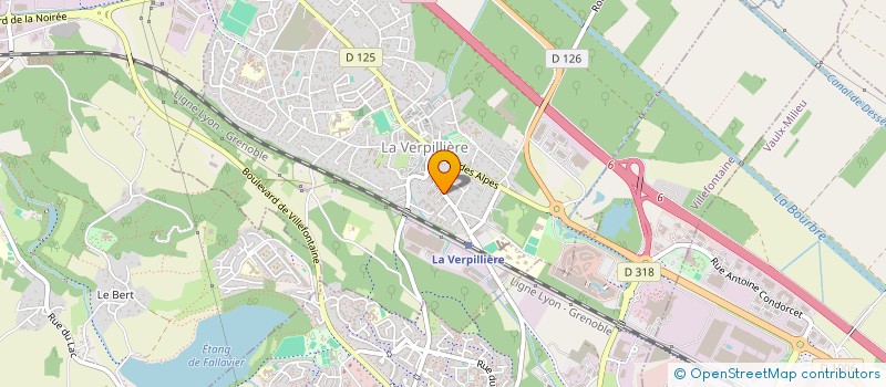 localisation de l'entreprise MADAME LUCETTE SEIGLE  LA VERPILLIERE