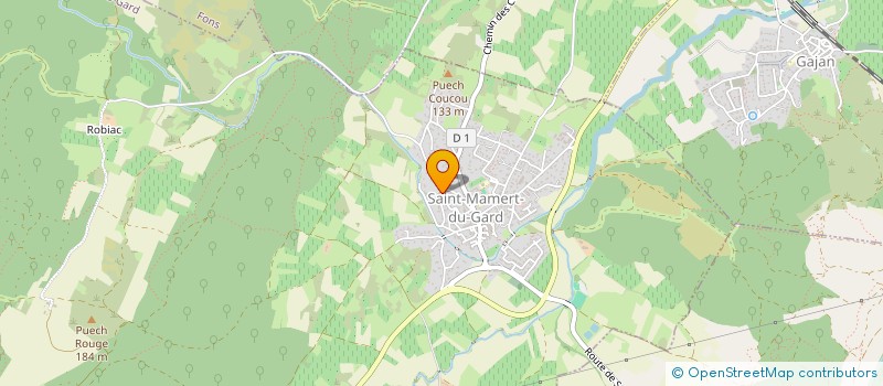 localisation de l'entreprise MADAME LUCETTE SELVA  SAINT-MAMERT-DU-GARD