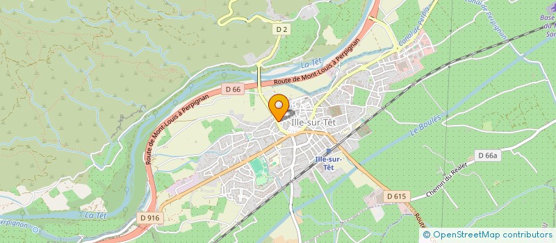 localisation de l'entreprise MADAME LUCETTE SINE  ILLE-SUR-TET