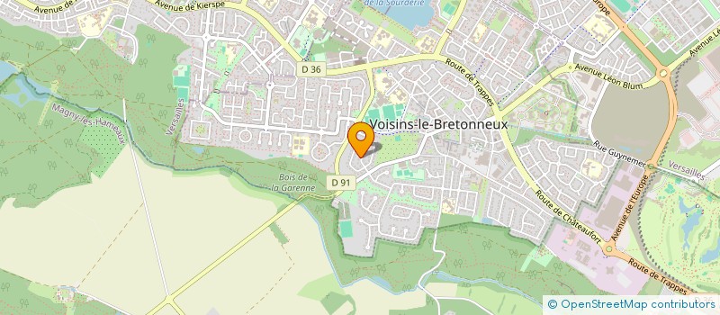 localisation de l'entreprise MADAME LUCETTE TARI  VOISINS-LE-BRETONNEUX