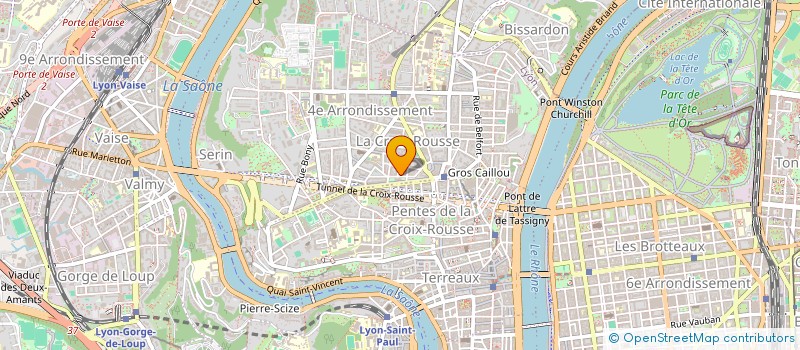 localisation de l'entreprise MADAME LUCETTE THIVOLLE  LYON