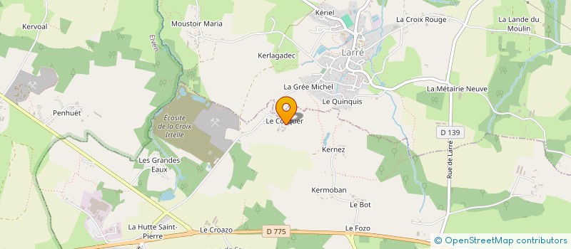 localisation de l'entreprise MADAME LUCETTE THOMASSIN à LA VRAIE-CROIX