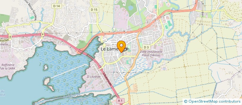 localisation de l'entreprise MADAME LUCETTE TOUVILLE à LE LAMENTIN