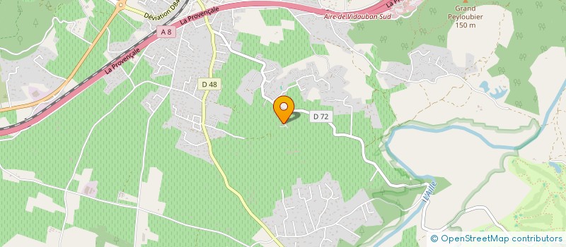 localisation de l'entreprise MADAME LUCETTE TRICHARD à VIDAUBAN