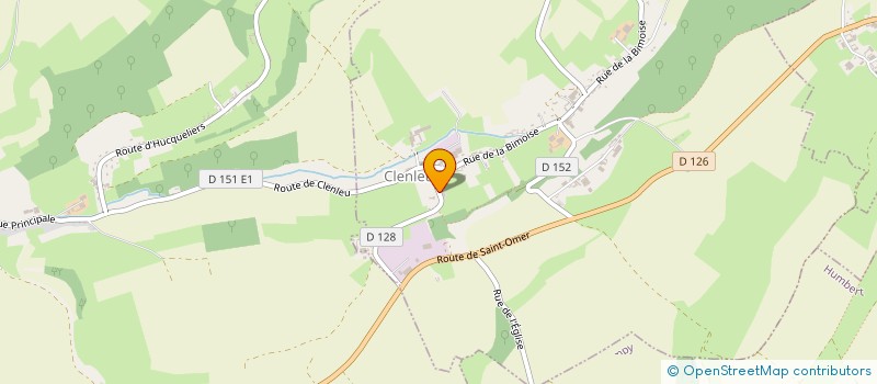 localisation de l'entreprise MADAME LUCETTE VAESKEN  CLENLEU