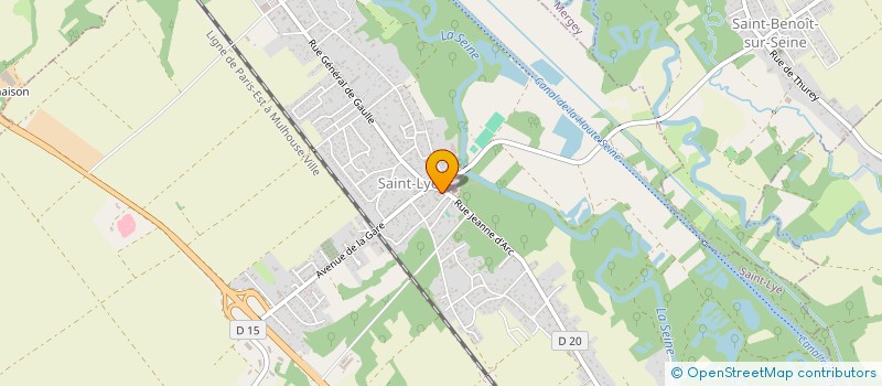 localisation de l'entreprise MADAME LUCETTE VAILLANT  SAINT-LYE