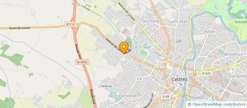 localisation de l'entreprise MADAME LUCETTE VAYSSE à CASTRES