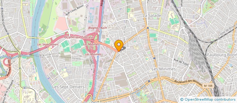 localisation de l'entreprise MADAME LUCETTE VERGNAUD à TOULOUSE