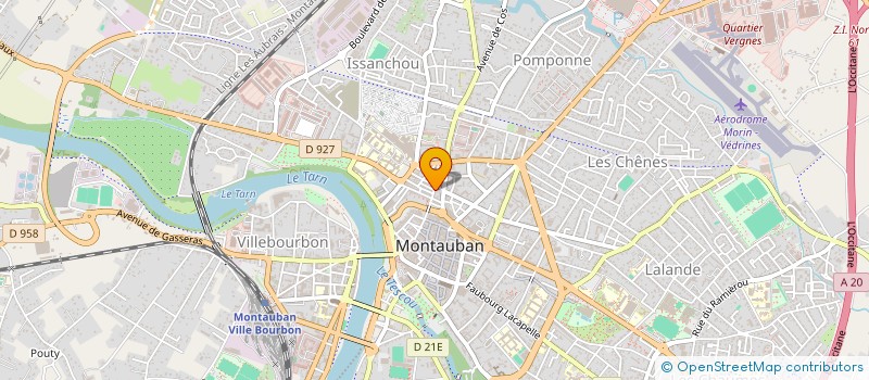 localisation de l'entreprise MADAME LUCETTE VERGNE  MONTAUBAN