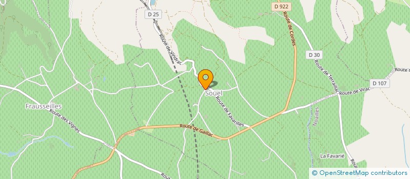 localisation de l'entreprise MADAME LUCETTE VIGNE  SOUEL