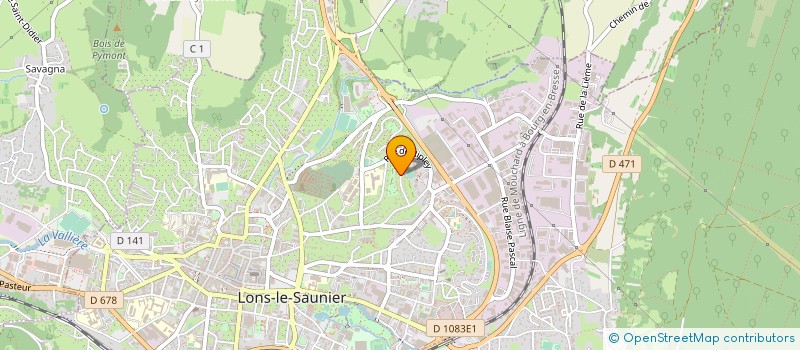 localisation de l'entreprise MADAME LUCETTE VILLET  LONS-LE-SAUNIER