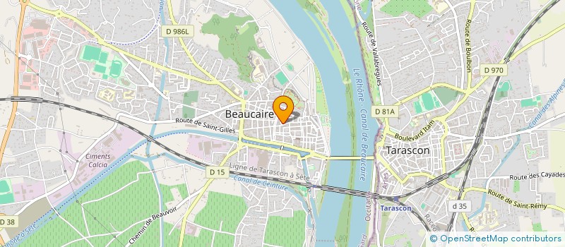 localisation de l'entreprise MADAME LUCHE DALLE à BEAUCAIRE