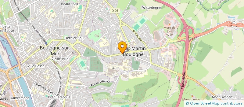 localisation de l'entreprise MADAME LUCI DEBELS  SAINT-MARTIN-BOULOGNE