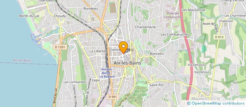 localisation de l'entreprise MADAME LUCIA BARRUL VARGAS à AIX-LES-BAINS