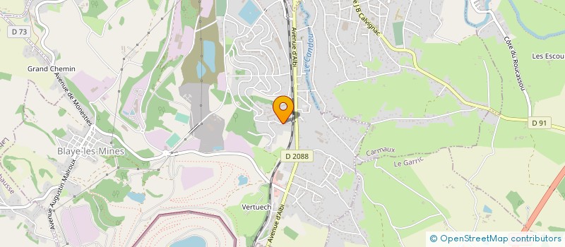 localisation de l'entreprise MADAME LUCIA BLANC  SAINT-JUERY