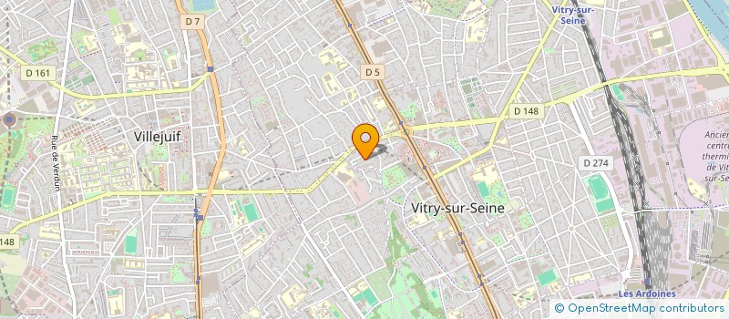 localisation de l'entreprise MADAME LUCIA BLANCO à VITRY-SUR-SEINE